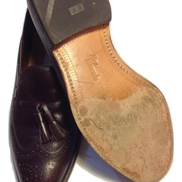 Allen Edmonds Manchester Wingtip  Loafer 8.5 C - Picture 4 of 5